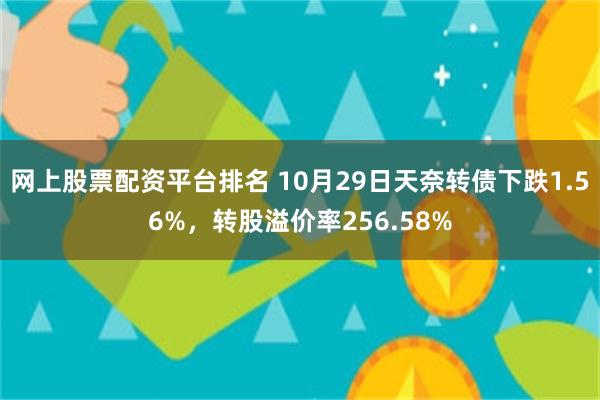 网上股票配资平台排名 10月29日天奈转债下跌1.56%，转股溢价率256.58%