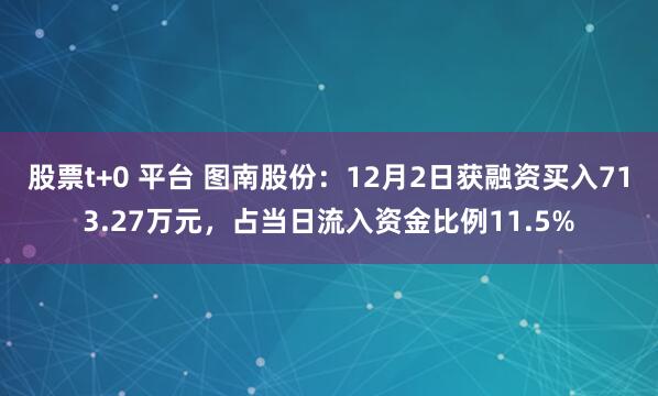 股票t+0 平台 图南股份：12月2日获融资买入713.27万元，占当日流入资金比例11.5%