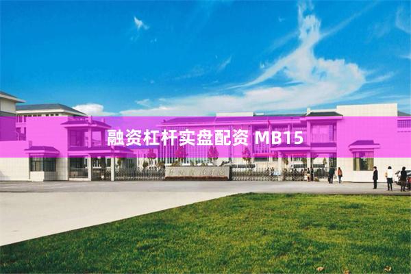 融资杠杆实盘配资 MB15